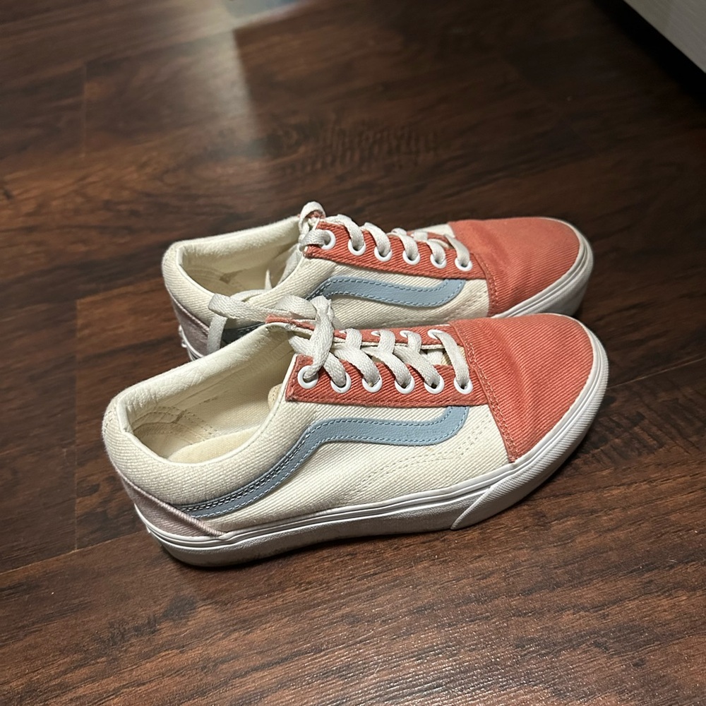 Multicolored Cream/Terracotta  Vans!!
